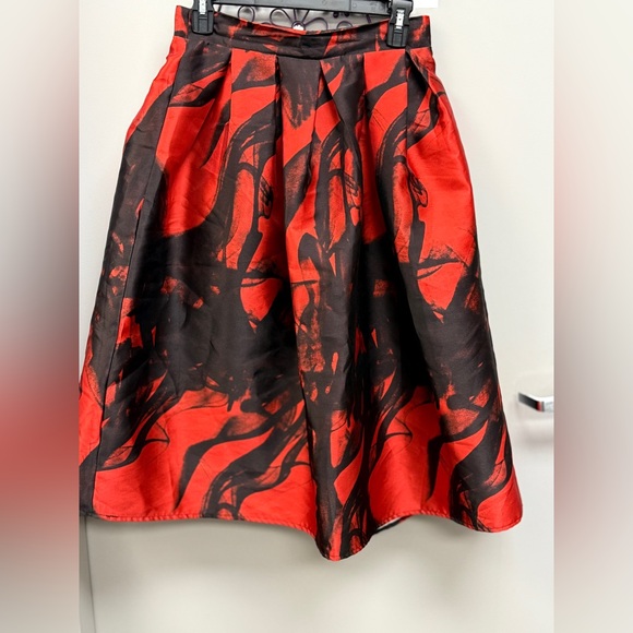 Hesperus Dresses & Skirts - Full Red and Black Women's Skirt Sz Med